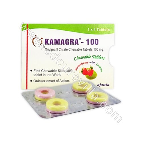 Kamagra polo Chewable 100 Mg【15% OFF】100% Genuine Tablets