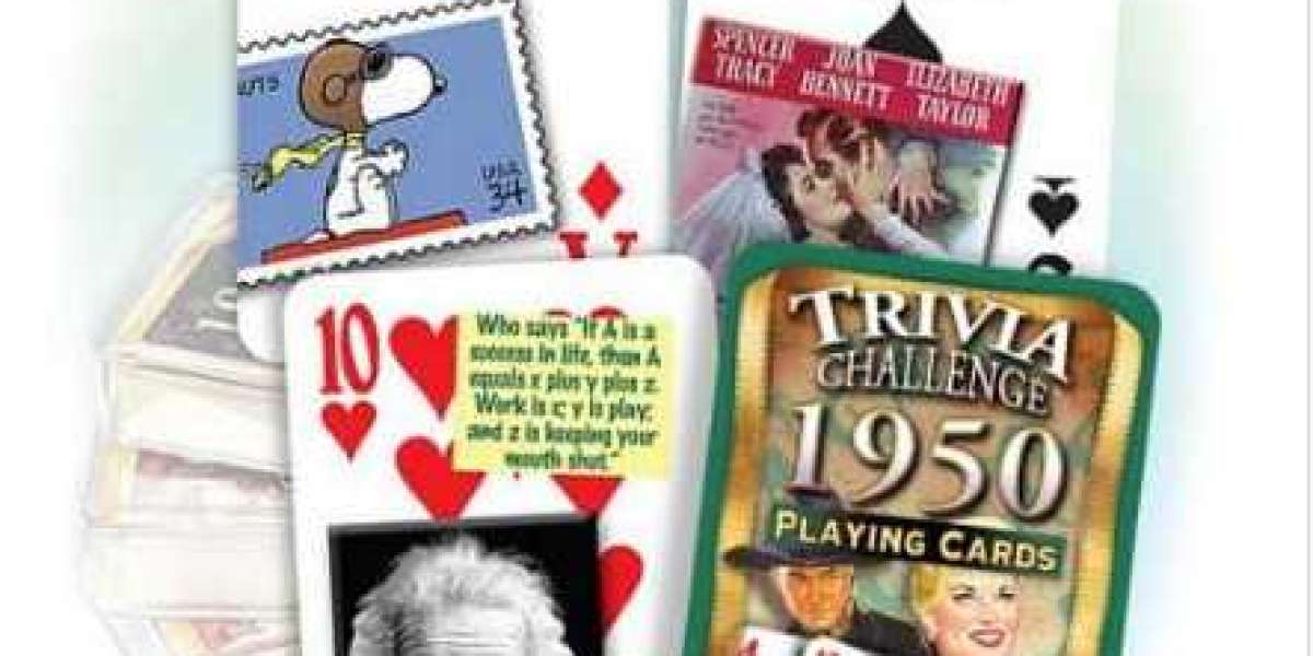 Buy 1950 Trivia Challenge Playing Cards Online