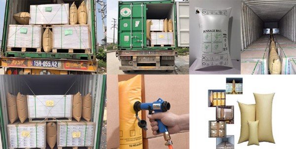 Dunnage Air Bag Kraft for container in Vietnam
