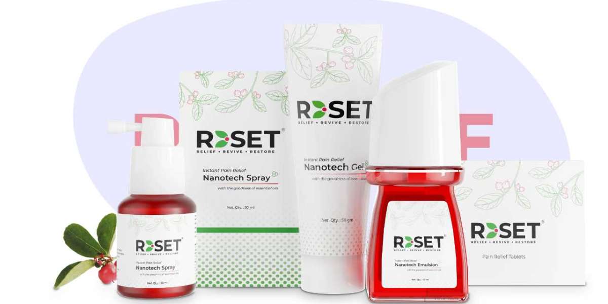 RESET Natural Pain Reliever Products for Pain Management
