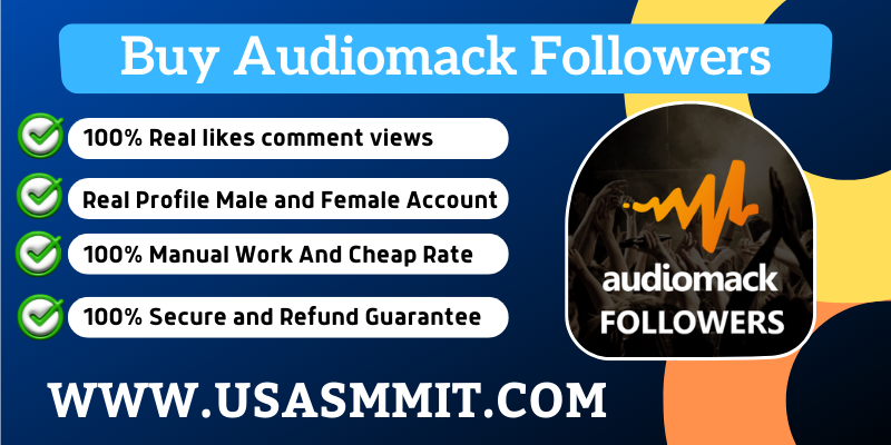 Buy Audiomack Followers - 100% Best, Active, Real & Instant
