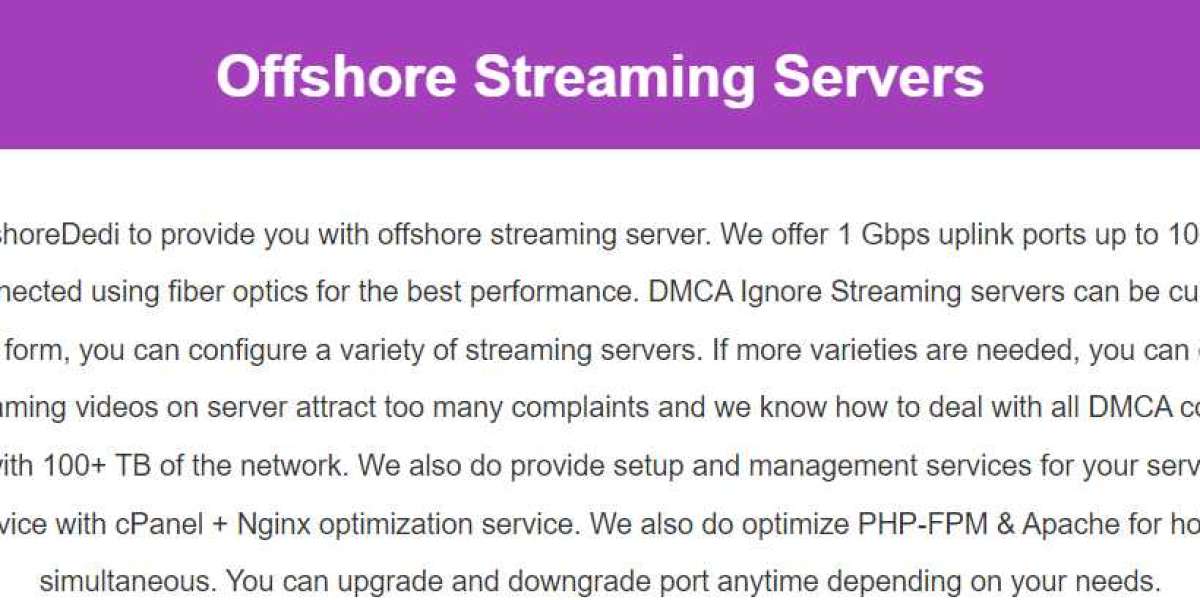 Why You Should Use an Offshore Streaming Server