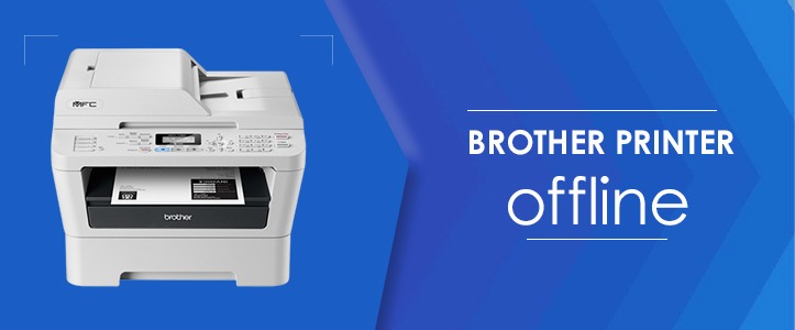 How to change Brother Printer showing offline to online?