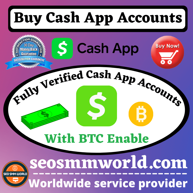 Buy Verified Cash App Account - 100% Verified & BTC Enable