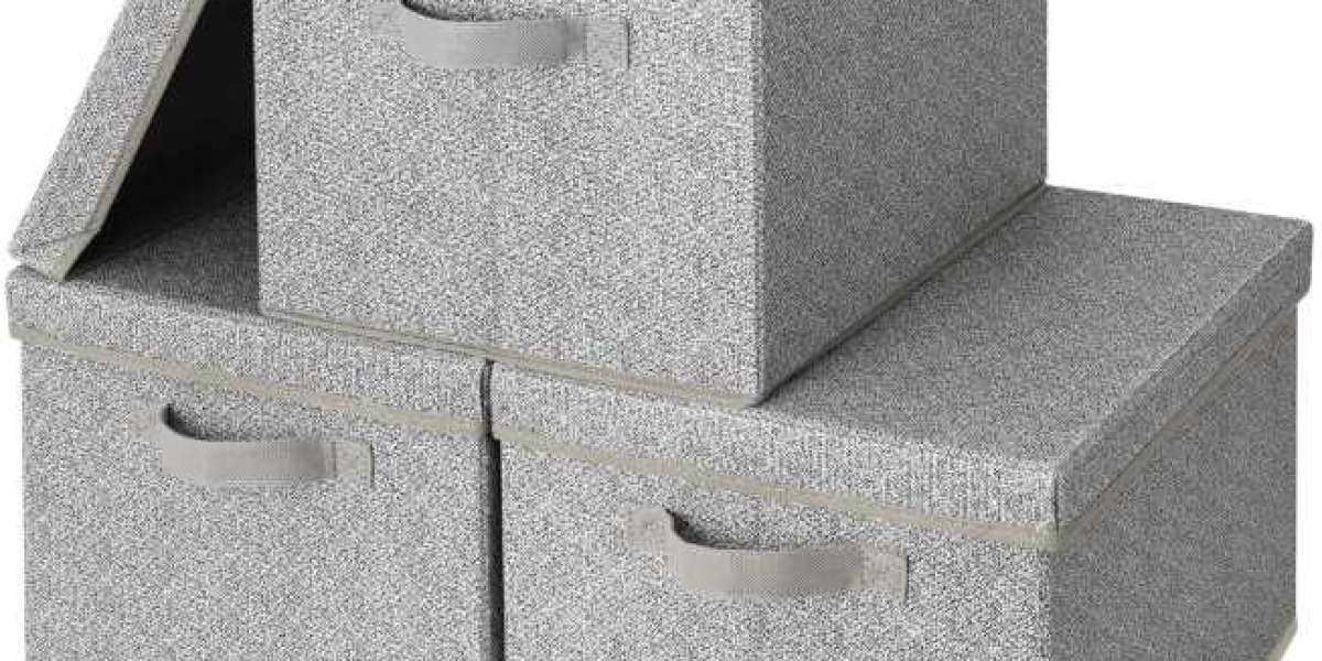 Folomie Closet Storage Boxes: Large Capacity&Reinforced Handle