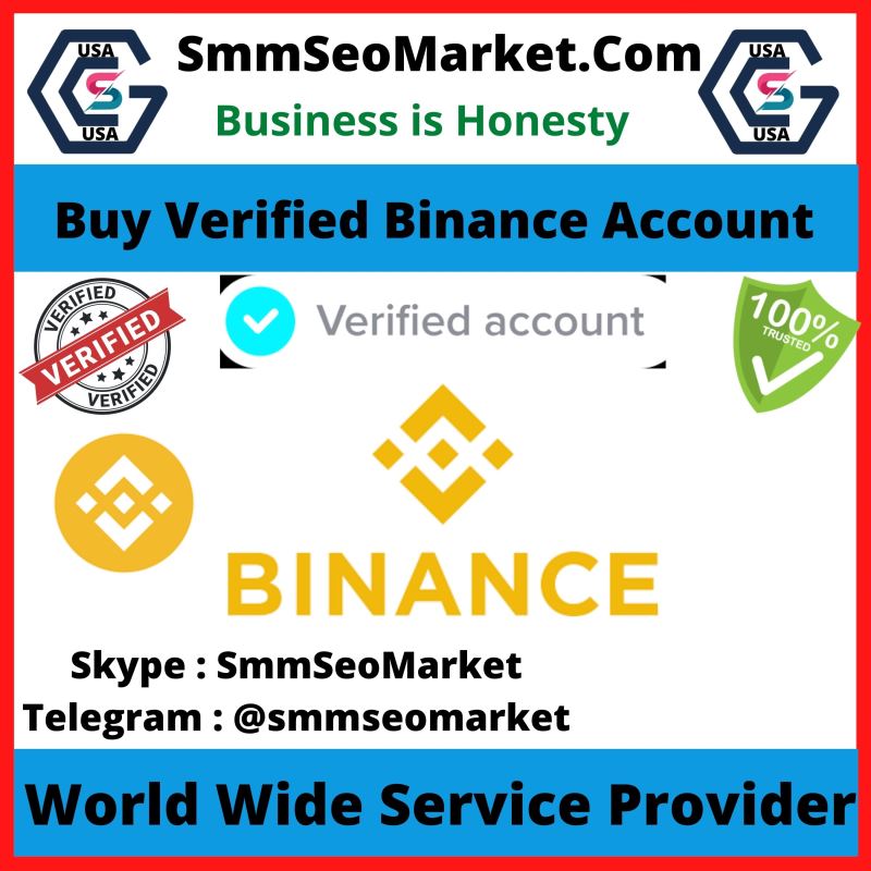 Buy Verified Binance Account - 100% USA UK Binance