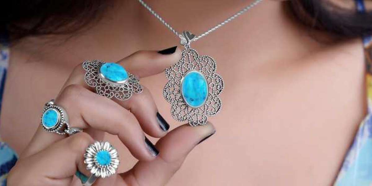 Turquoise Jewelry: Wholesale Silver Gemstone Turquoise Jewelry From Rananjay Exports