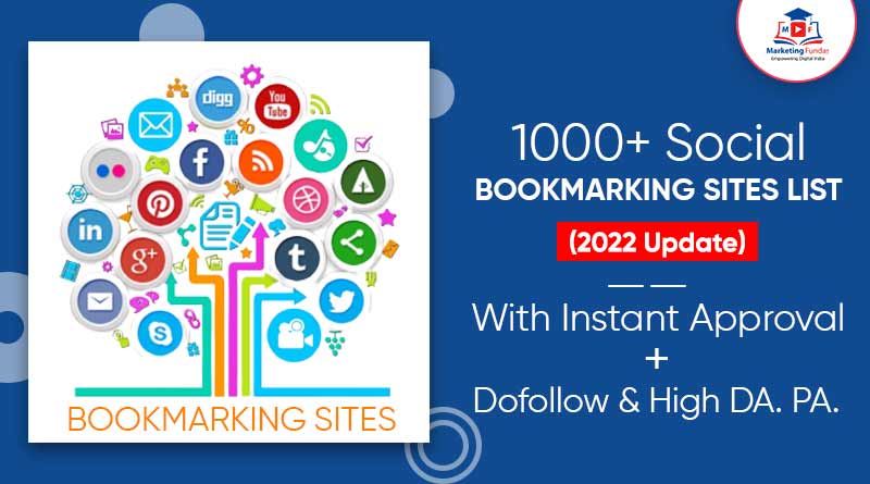 Social Bookmarking Sites List 2023: Do follow & High DA. PA.