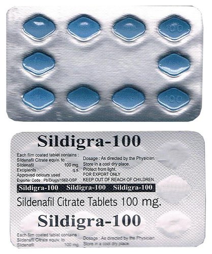 Buy Sildigra 100mg Tablets | Sildenafil | Free shipping | Med2kart