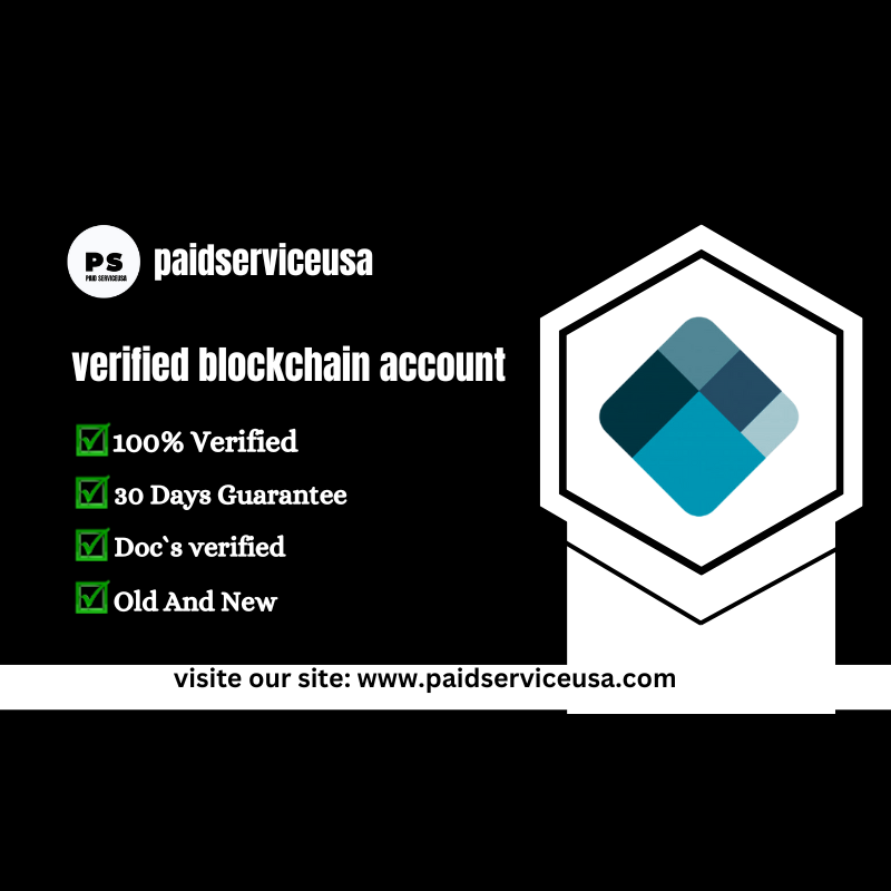 Buy Verified Blockchain Accounts - Paid Services USA