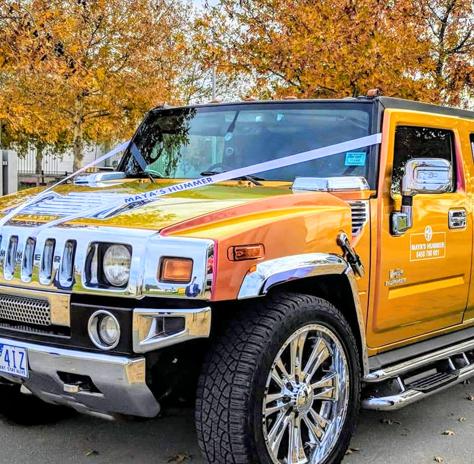 Hire Wedding Limo Service in Melbourne With Maya's Hummer