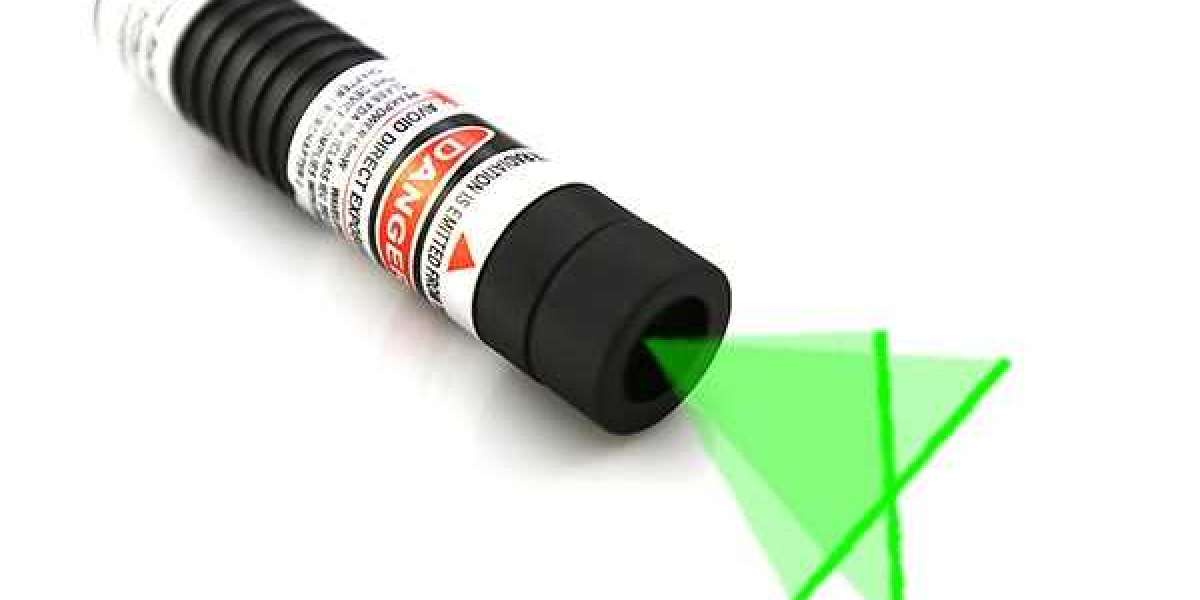 How to install 532nm green cross line laser module onto industrial device correctly?