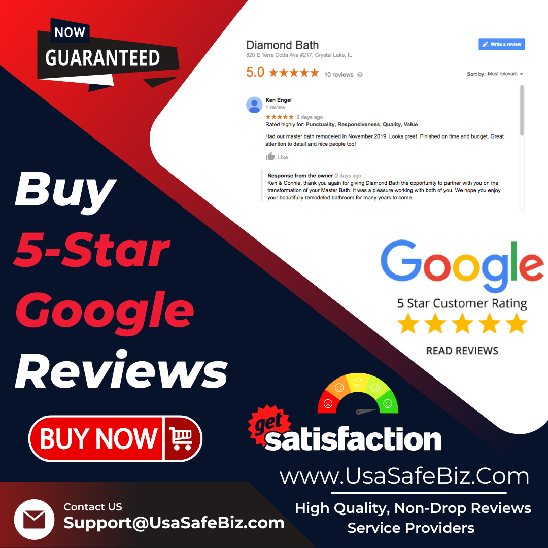Buy 5 Star Google Reviews - USA Safe Biz