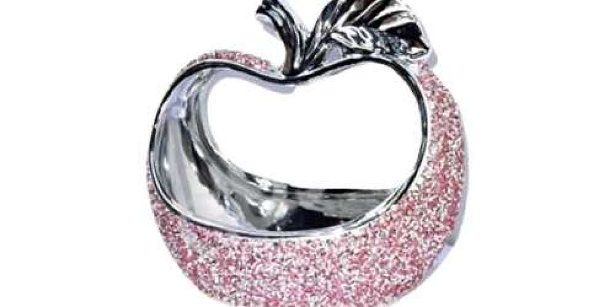 Sparkling Sophistication: Unveiling the Allure of the Crushed Diamond Apple Bowl