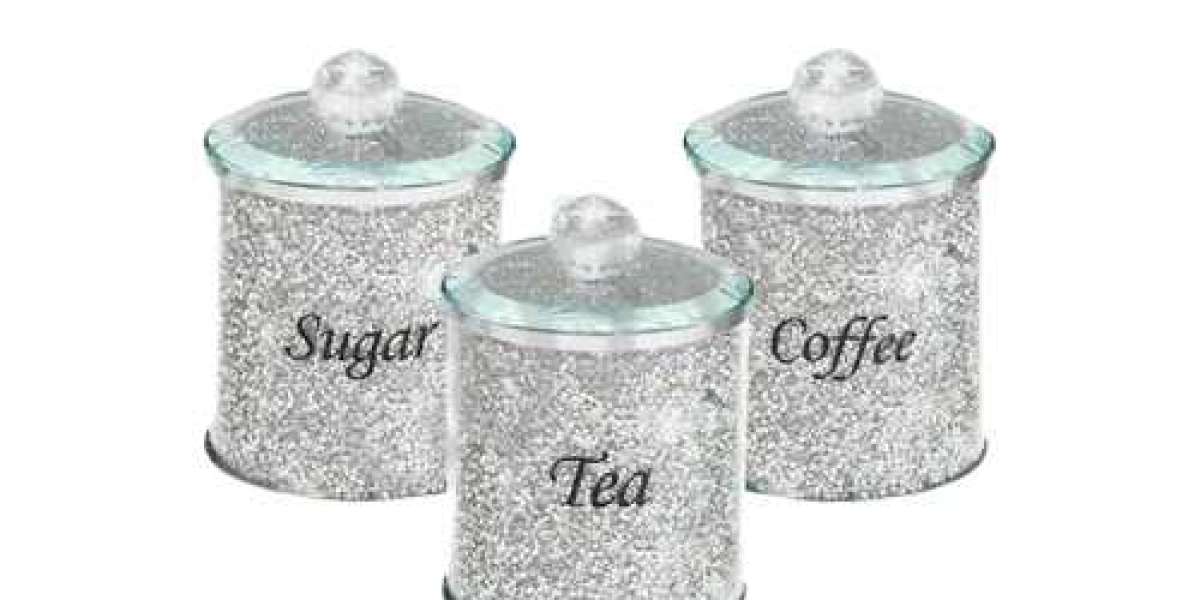 Unveiling Elegance: The Allure of Crushed Diamond Tea Coffee Sugar Set XL