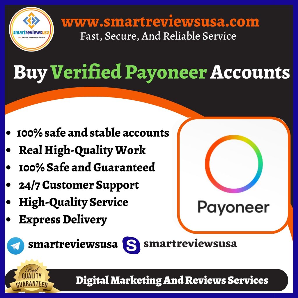 Buy Verified Payoneer Accounts | Safe USA,UK, ID & Document