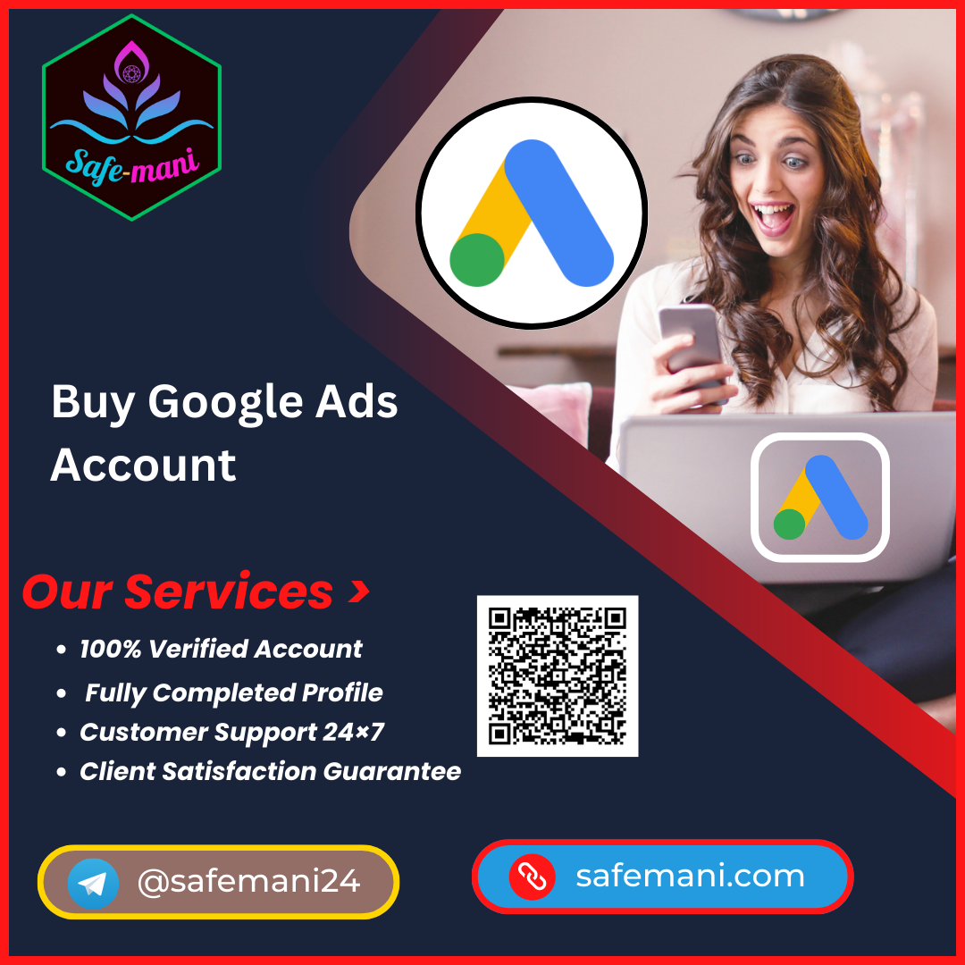 Buy Google Ads Account - 100% Best Verified, Old Account