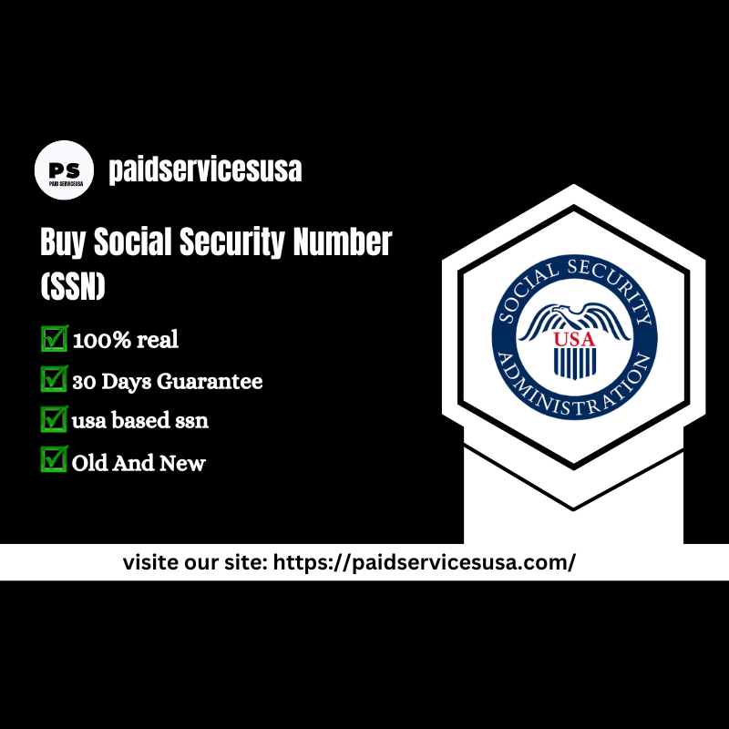 Buy Social Security Number SSN - Paid Services USA