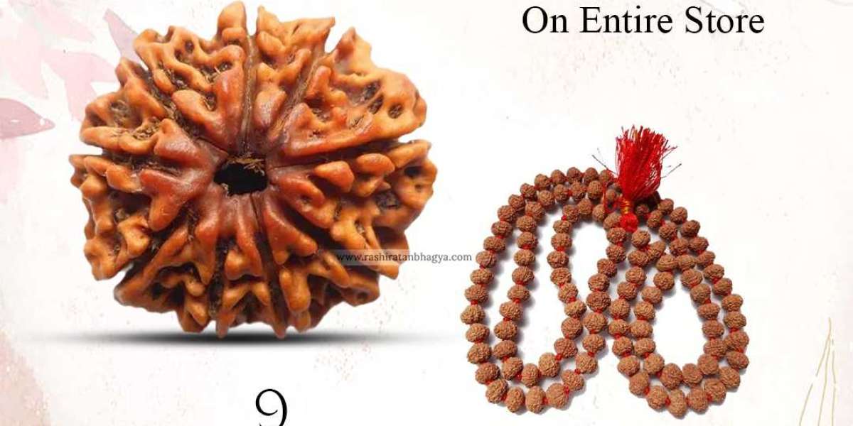 Get 10% Discount | 9 Mukhi Rudraksha Beads | Rashi Ratan Bhagya