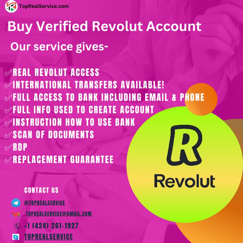Buy Verified Revolut Account - 100%Parsonal & Business
