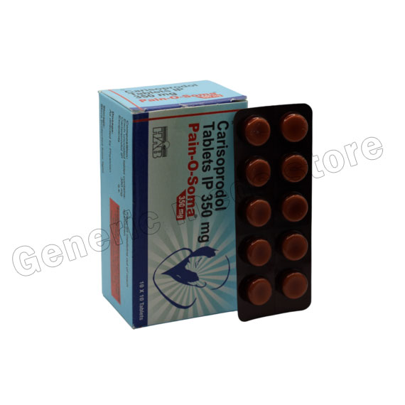 Pain O Soma 350mg Buy Only 1.05 Per Tablet | GMS