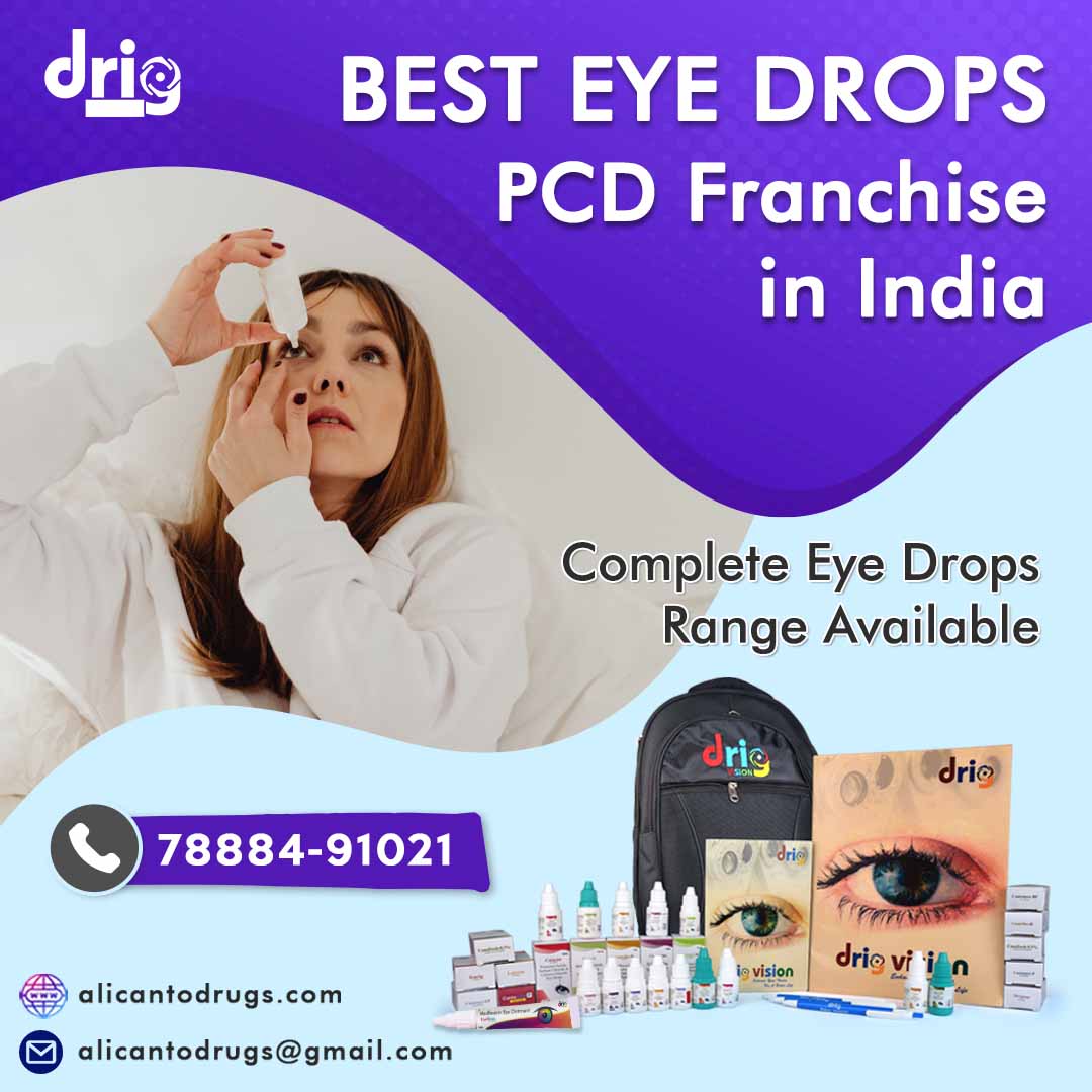 Best Eye Drops PCD Franchise In India | Ophthalmic Products Franchise - Drig Vision