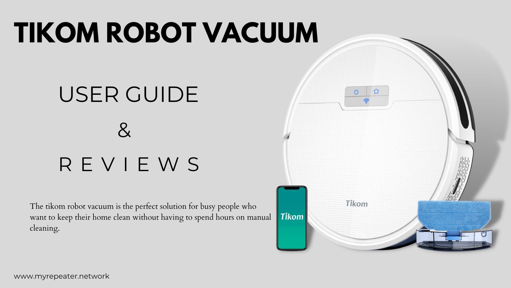 Tikom Robot Vacuum User Guide, Reviews And Features -