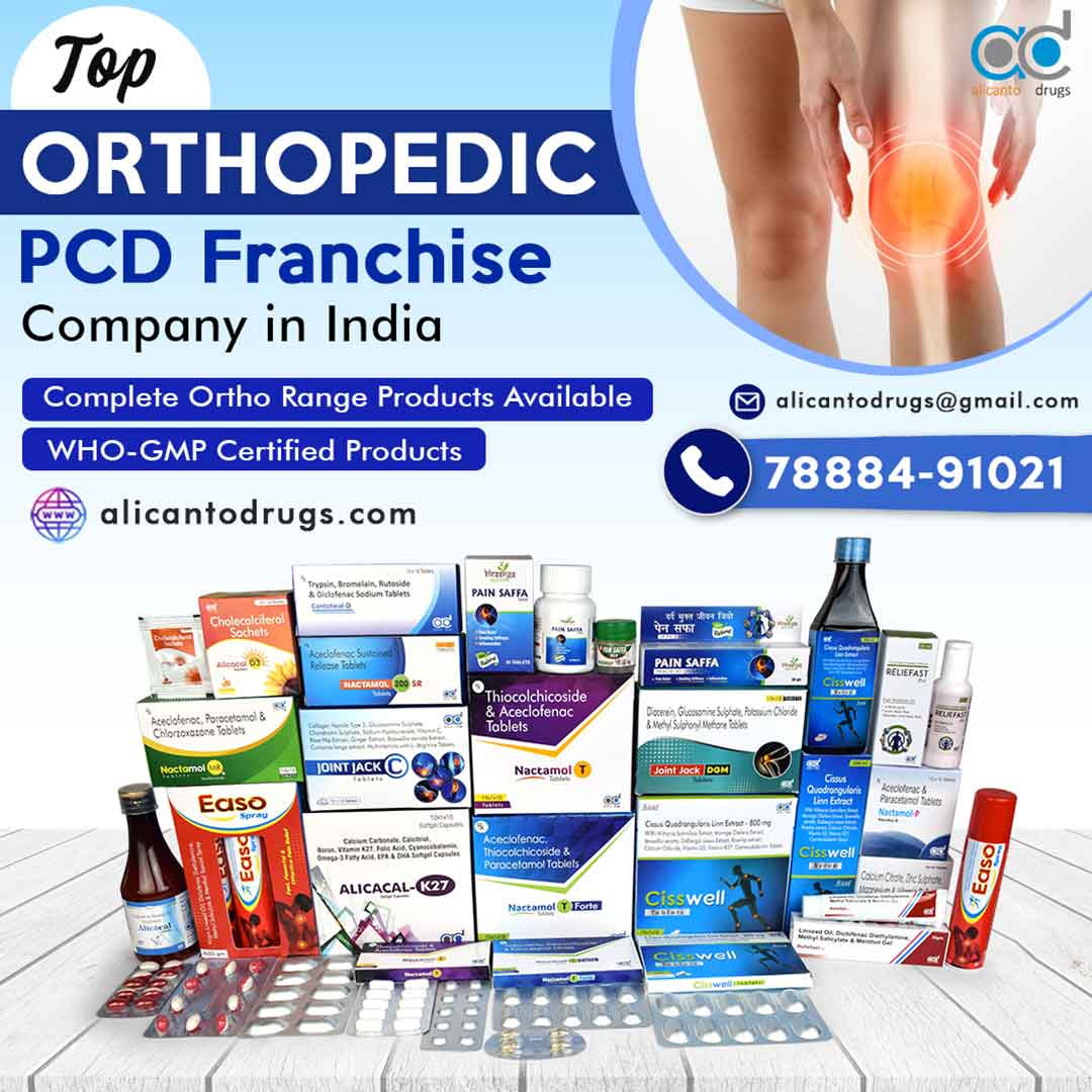 Orthopedic PCD Pharma Franchise in India | Orthopedic PCD Franchise