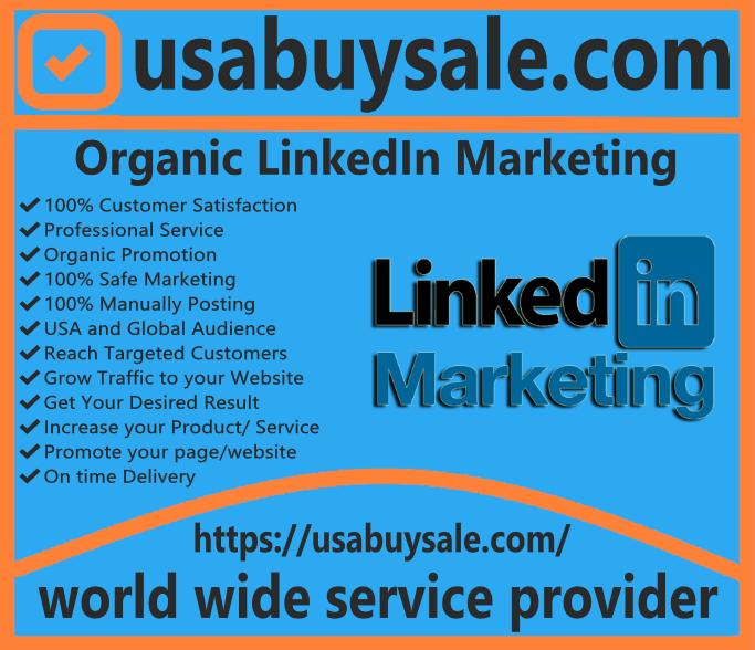 Organic LinkedIn Marketing - 100% Promote your Business