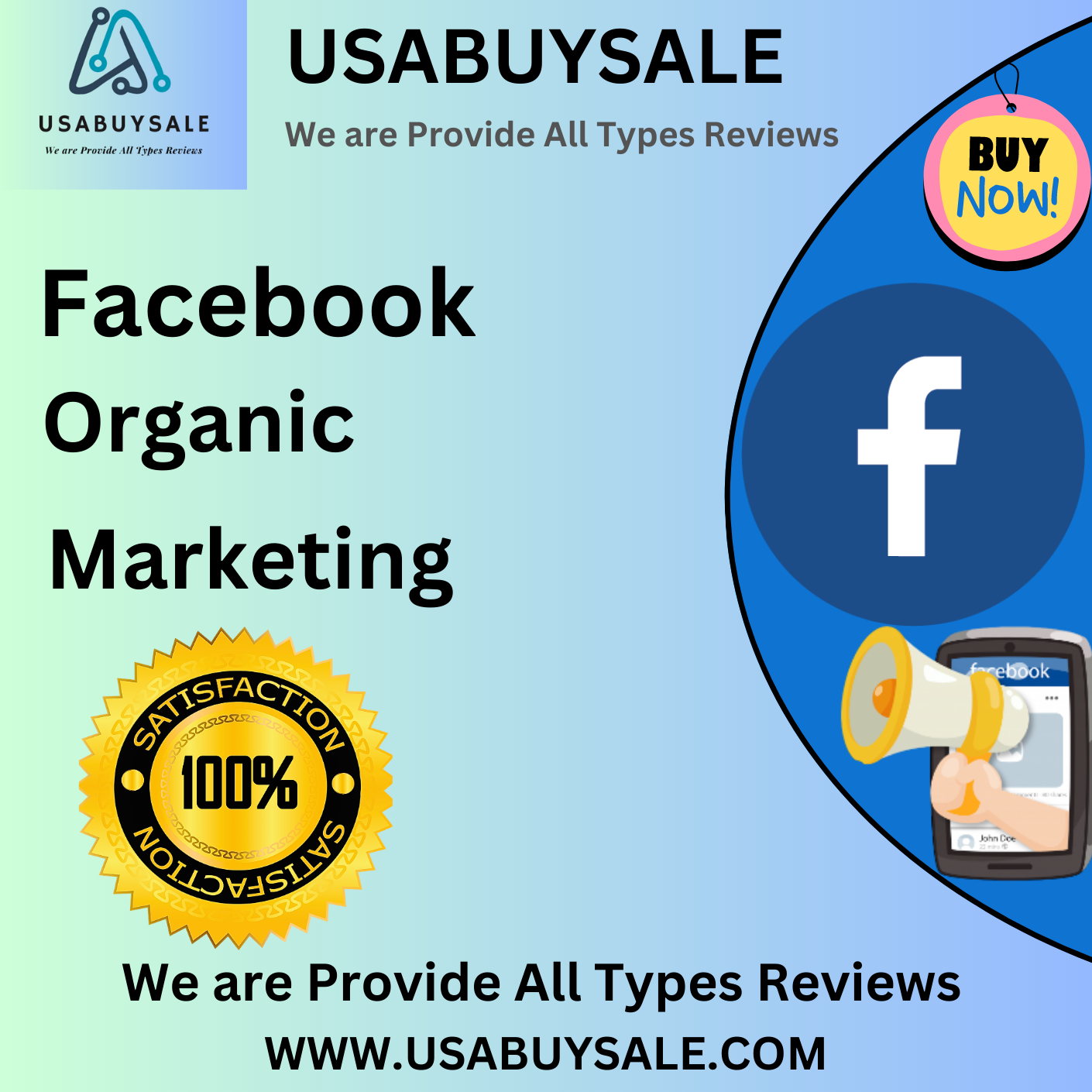 Facebook Organic Marketing - 100% Preminum Marketing