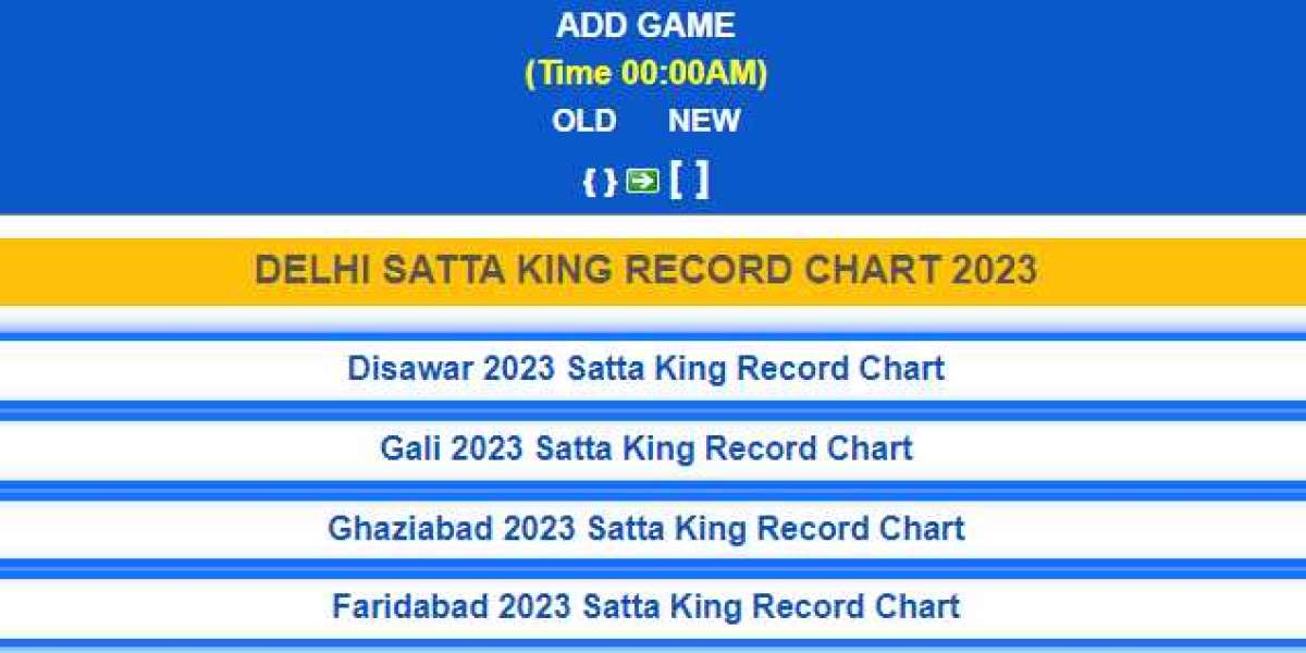 Unlocking Strategies: A Comprehensive Guide to Satta King Chart Analysis