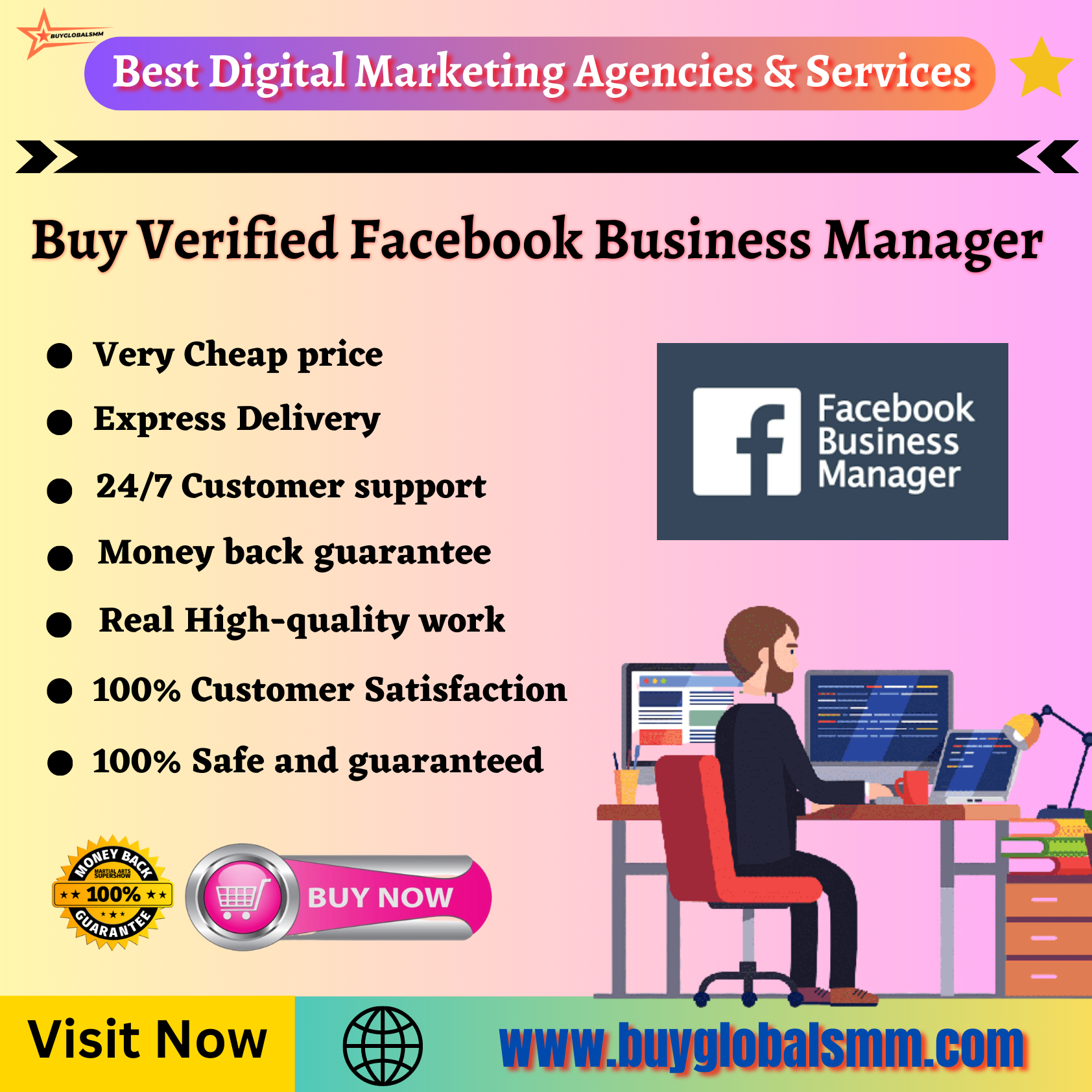 Buy Verified Facebook Business Manager-100% full verified BM