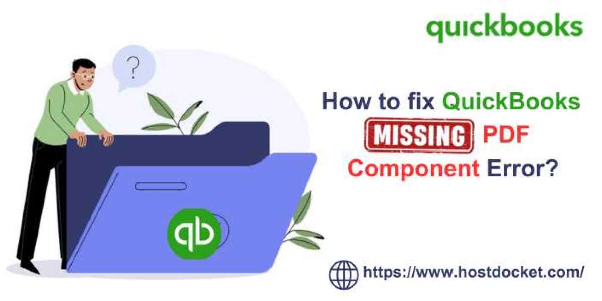How to Fix QuickBooks PDF Missing Component Error?