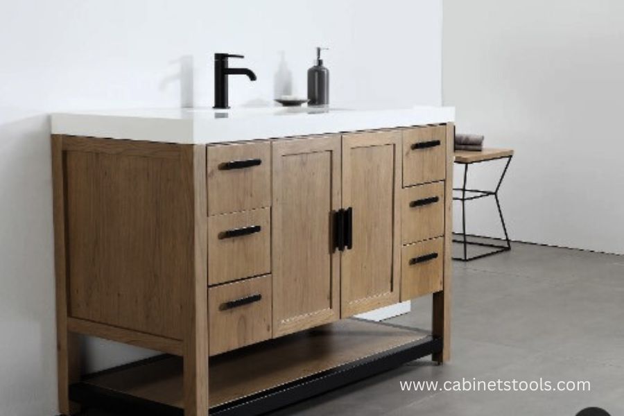 The Versatile and Stylish White Oak Bathroom Vanity 48 - Cabinets Tools