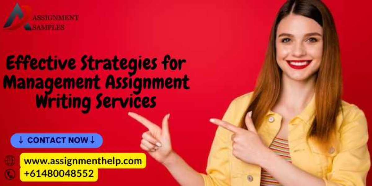 Effective Strategies for Management Assignment Writing Services