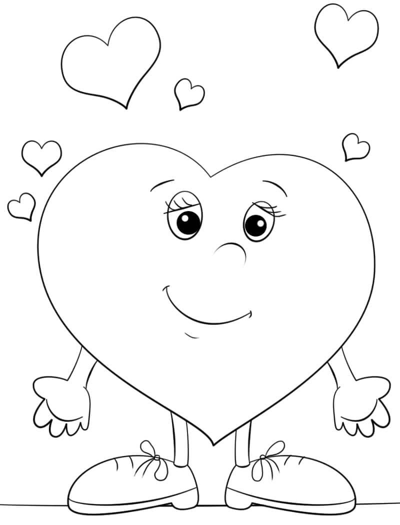 Love Coloring Pages Free Online For Kids