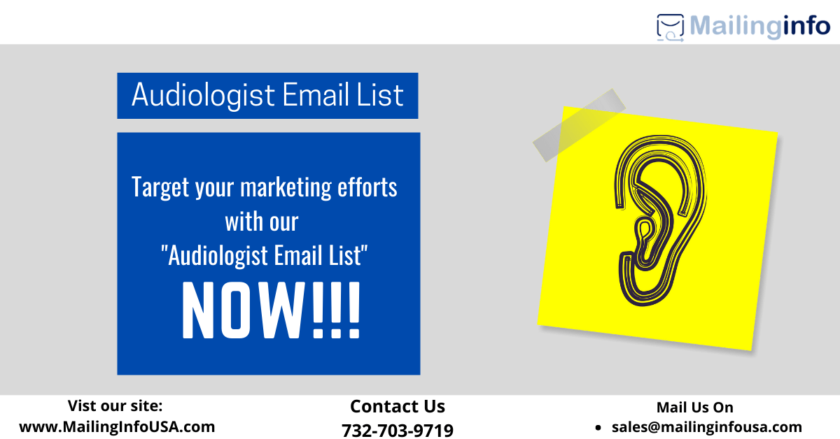Audiologist Email List | Audiologist Mailing Addresses | USA