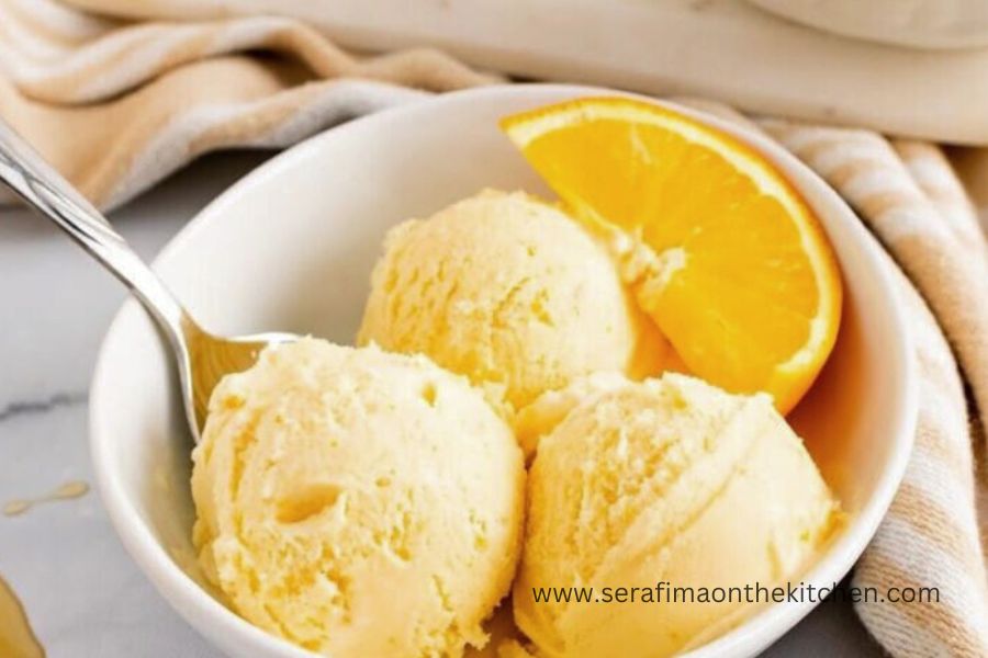 Orange Ice Cream: Refreshing Homemade Recipe! - Sera Fima on The Kitchen