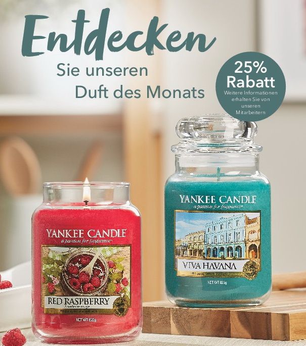 Yankee Candle Abonnement Monatsduft - Yankee Candle Duftkerzen Online Schweiz
