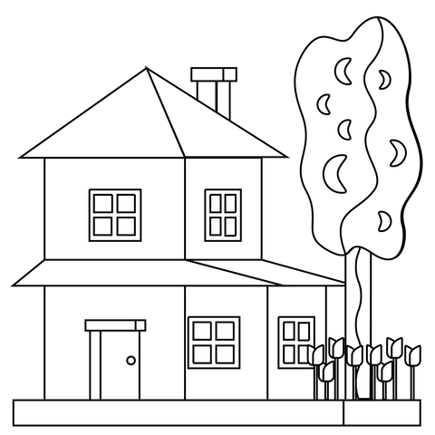 Architecture Coloring Pages Free Online For Kids!