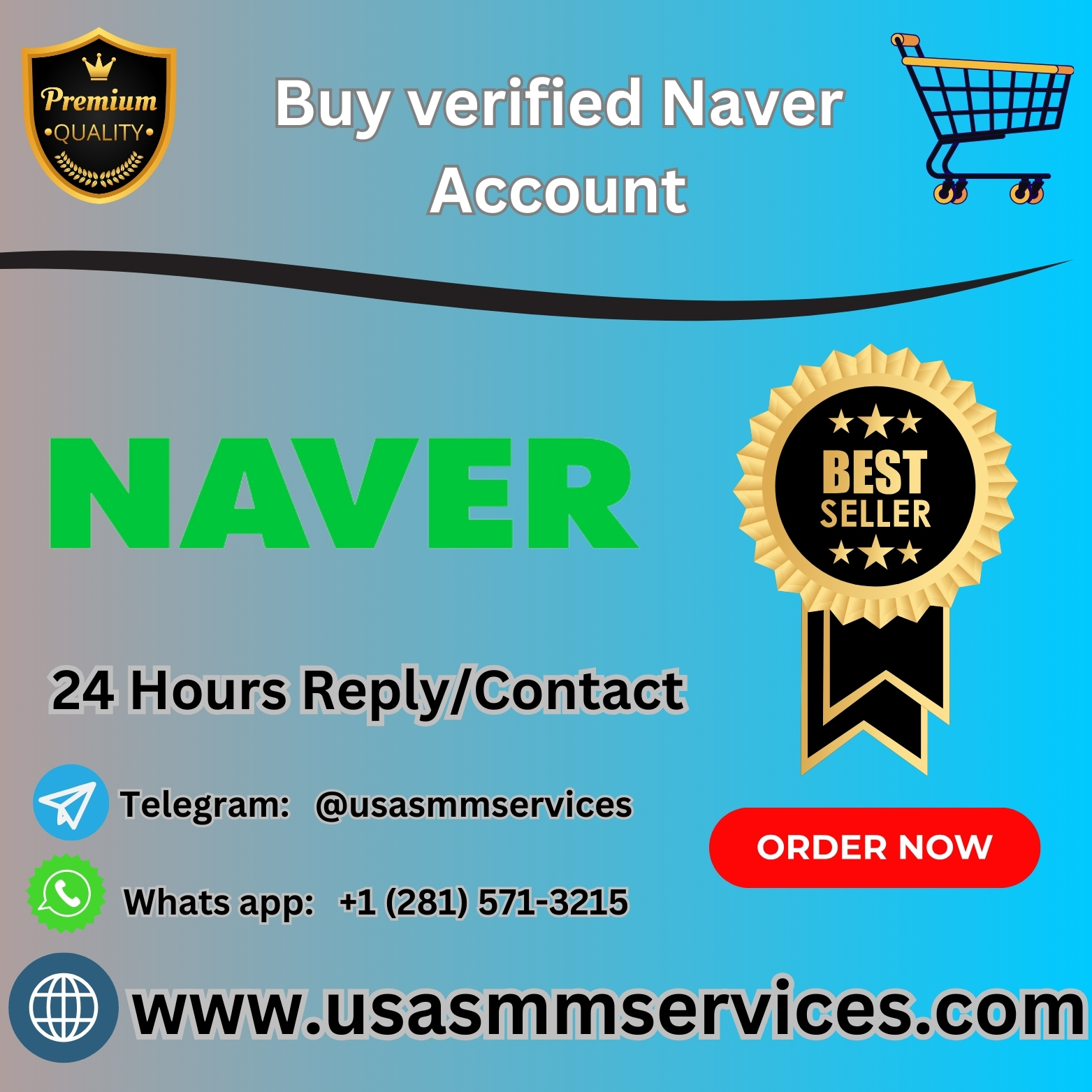 Buy Naver Accounts - Fast Delivery usasmmservices